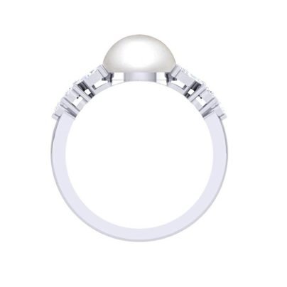 the pearl jewelry side view