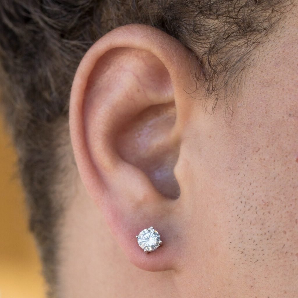 round male earrings