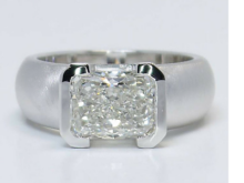 14.6 CT RADIANT CUT YELLOW CITRINE AAA CZ .925 STERLING SILVER ENGAGEMENT RING 14.6 CT RADIANT CUT YELLOW CITRINE AAA CZ .925 STERLING SILVER ENGAGEMENT RING