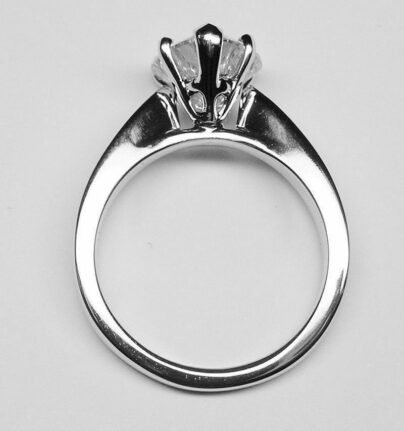 14K White Gold Finish 2.35Ct Heart Shaped Diamond Solitaire Love Promise Ring SJ2785