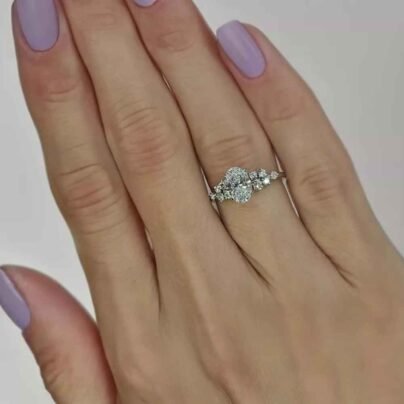 Oval Cut Diamond Ring