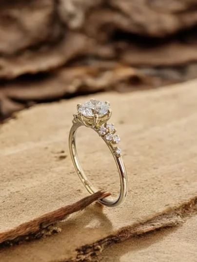 1ct lab grown diamond ring