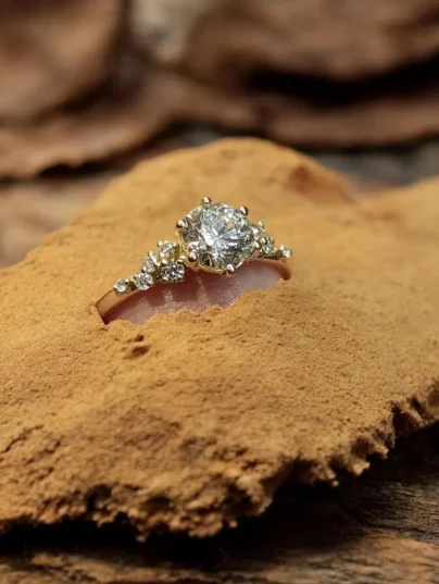 1ct lab grown diamond ring