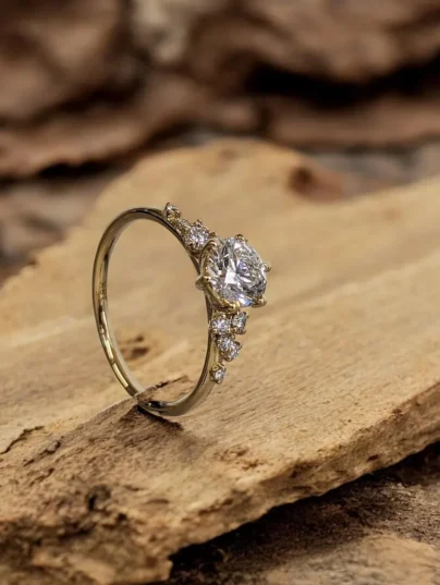 1ct lab grown diamond ring