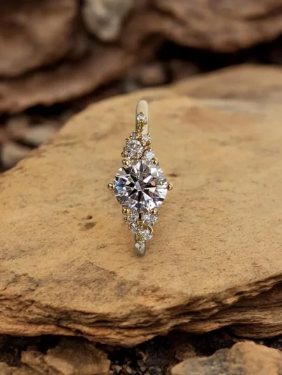 1ct lab grown diamond ring