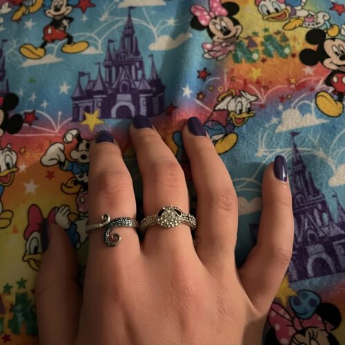 Disney Treasures The Nightmare Before Christmas Moissanite Ring 1/8 ct tw Sterling Silver photo review